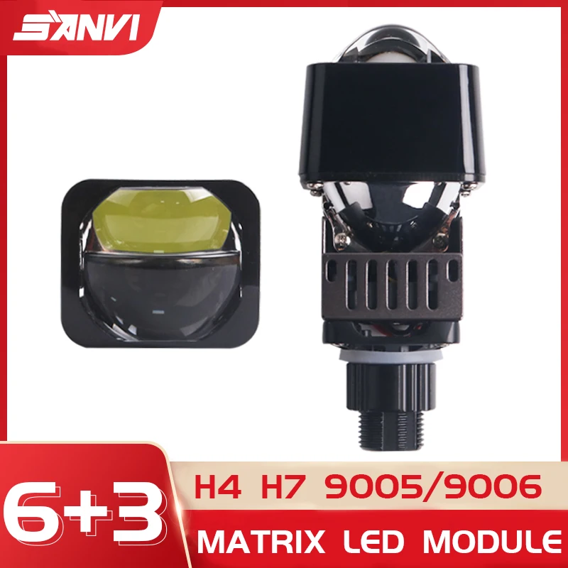 Car Led Headlight 9005 9006 - SANVI Bi lampu Led 1.5 inci,