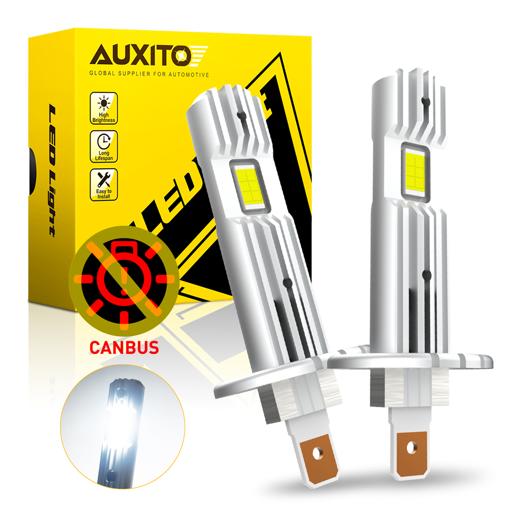 Led Headlight Bulb Canbus Error Free - AUXITO 2x 12000LM bola lampu depan