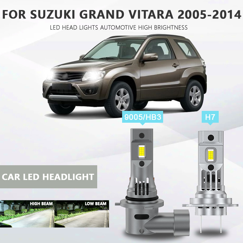 Led Headlight Bulb H7 20000Lm - 2 Buah CANbus untuk Suzuki Grand