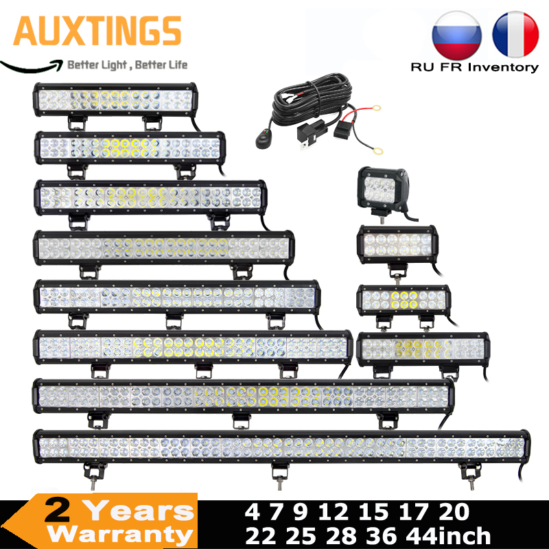 Led Work Light Bar 12 Inch Offroad - Lampu LED Bar 4 7 9