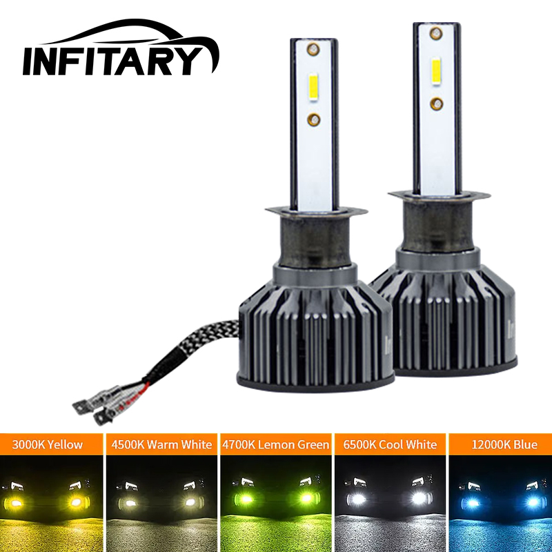Led Fog Light H11 3000K Yellow - Lampu LED Infitary H7 untuk Lampu