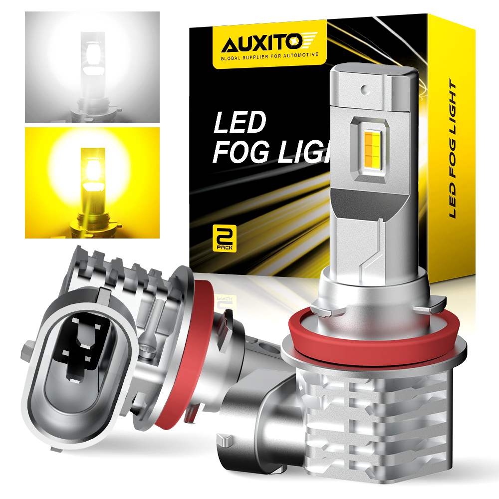 Led Fog Light H11 3000K Yellow - AUXITO lampu kabut LED, lampu kabut