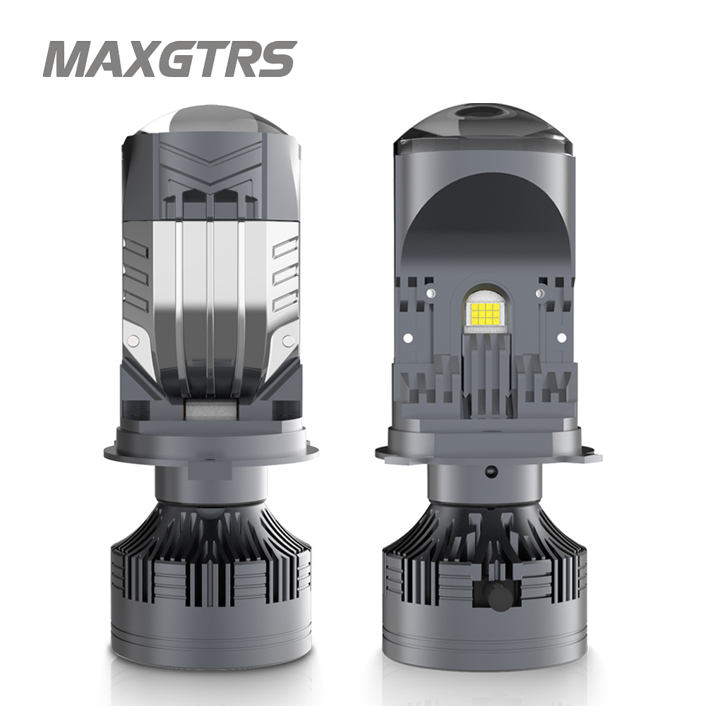 Led Headlight H4 Hi Lo 120W - Large Lens H4 LED Headlight Mini