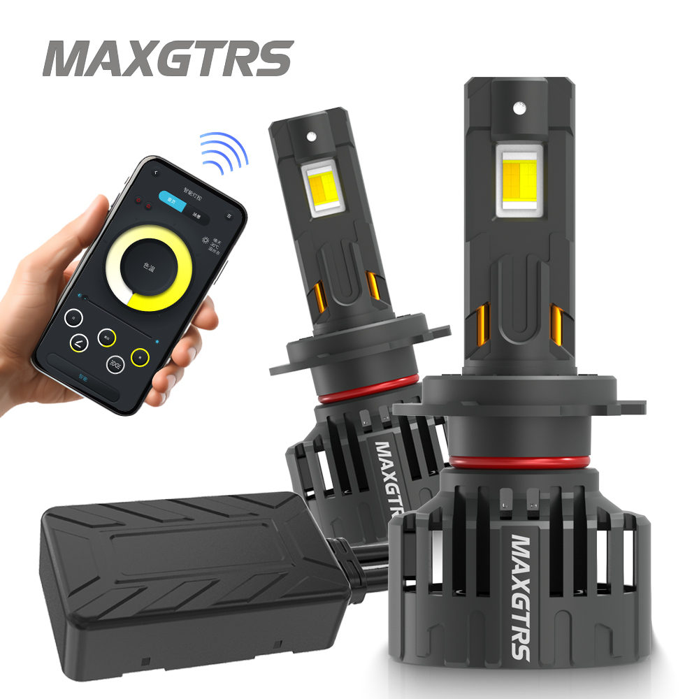 Car Led Bulb H1 H3 H8 H11 - Lampu Depan Mobil dengan Kontrol Aplikasi