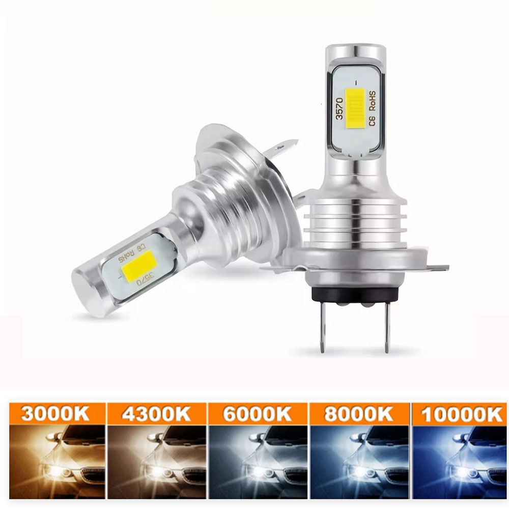 Led Headlight Bulb H7 20000Lm - 2 Buah H7 H4 8000K Ice
