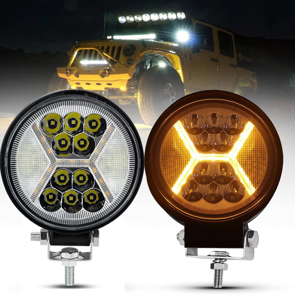 Led Work Light Bar 12 Inch Offroad - Lampu Kerja LED 4 Inci Lampu