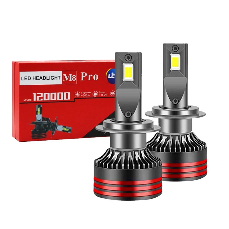 Led Headlight H4 Hi Lo 120W - M8 Pro Lampu Depan LED Mobil