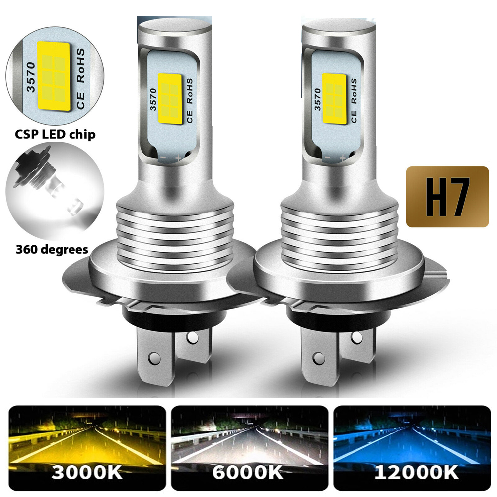 Led Headlight Bulb H7 20000Lm - Lampu depan mobil, 2 buah H7