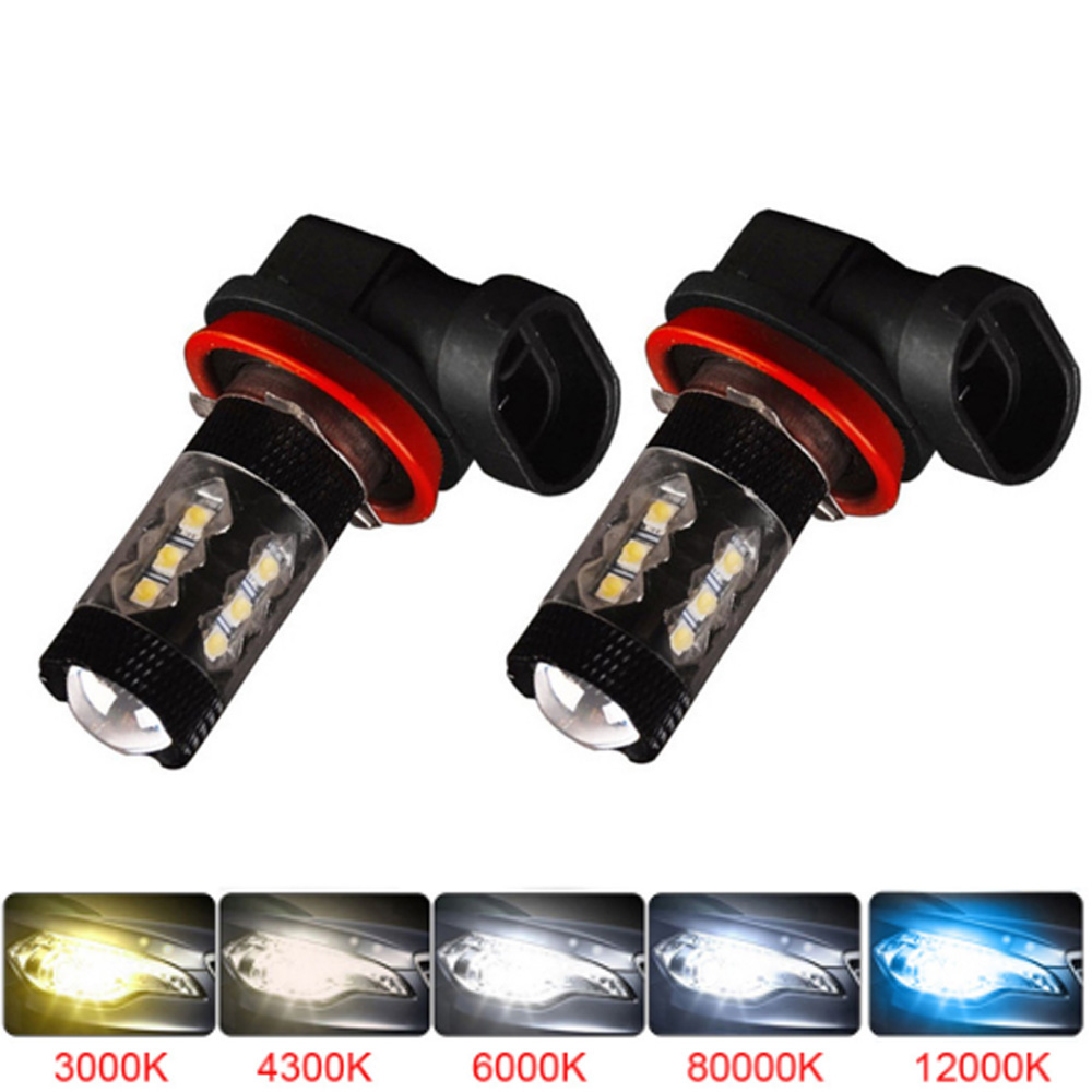 Car Led Headlight 9005 9006 - 2 Buah Lampu Kabut H8 H11