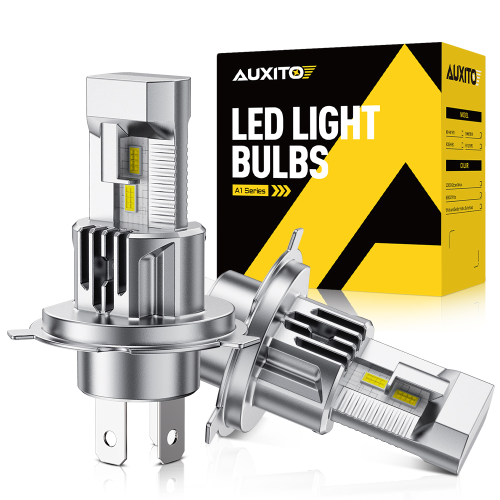 Led Headlight 6500K White 12000Lm - AUXITO 2 Buah Bohlam Lampu Depan