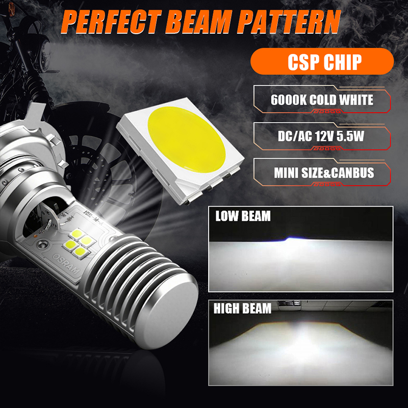 OSRAM HS1 Lampu Depan Mobil LE - Motorcycle Led Headlight Bulb H4 ulasan dan harga