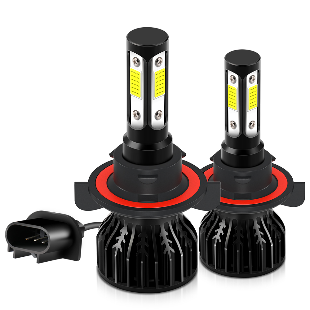 H13 Soket Bohlam Lampu Depan L - Led Headlight 6500K White 12000Lm ulasan dan harga