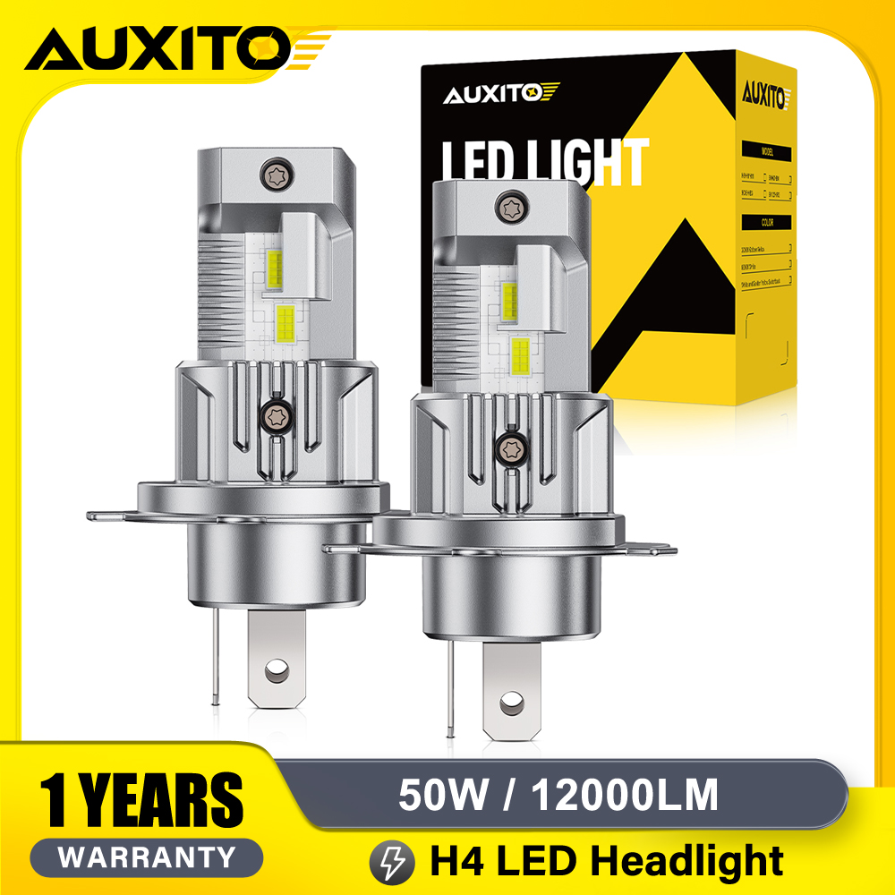AUXITO 2 Buah Lampu LED 50W 12 - Led Headlight 6500K White 12000Lm ulasan dan harga