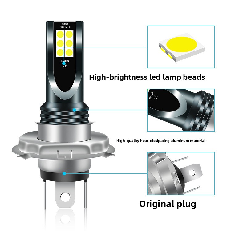Lampu depan mobil LED khusus l - Motorcycle Led Headlight Bulb H4 ulasan dan harga