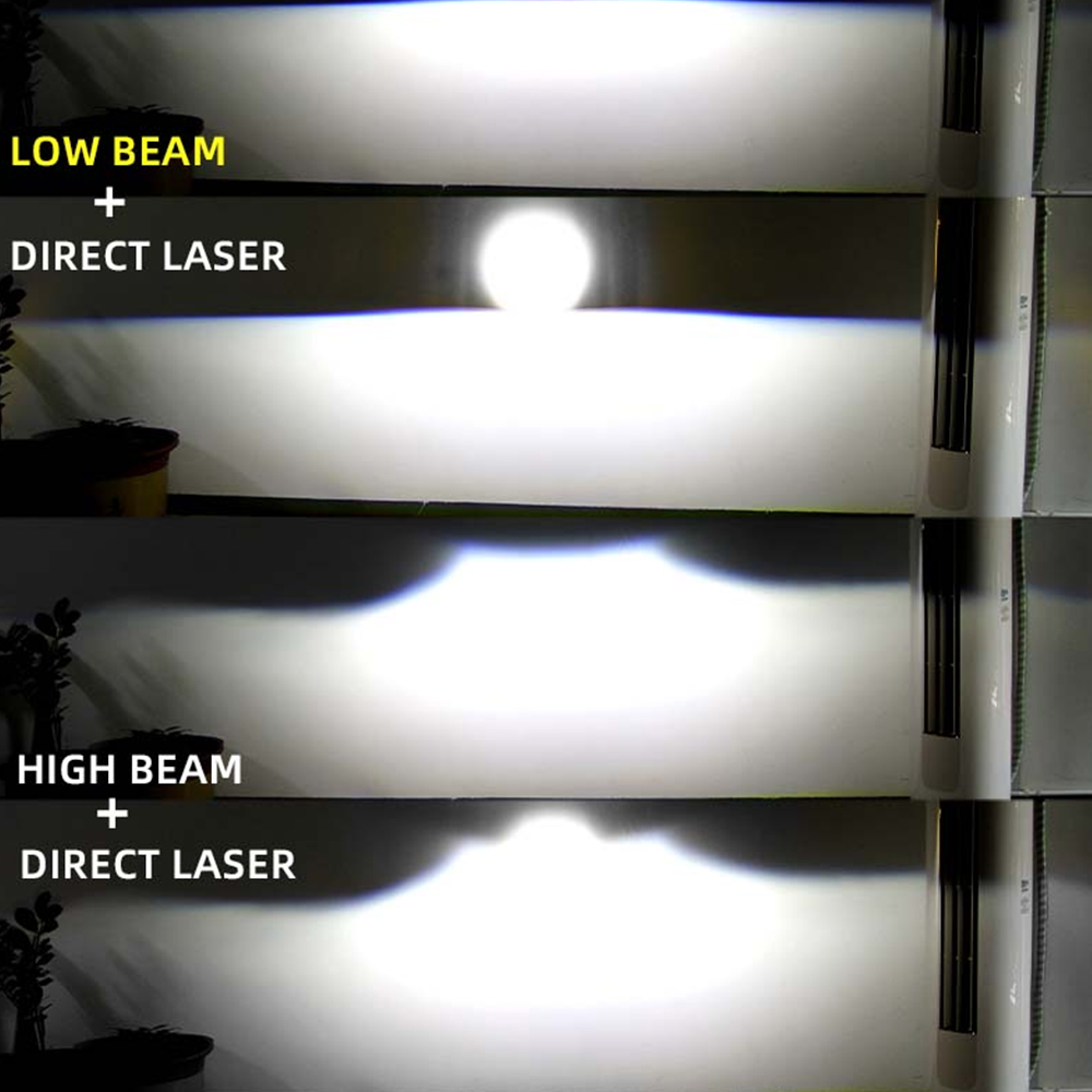 1/2 buah, Lensa Proyektor LED  - Laser Led Headlight Projector Lens ulasan dan harga