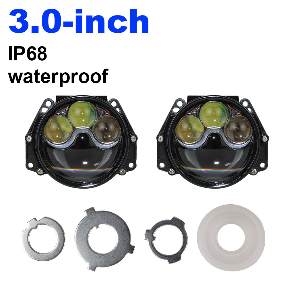 1/2 buah, Lensa Proyektor LED  - Laser Led Headlight Projector Lens ulasan dan harga