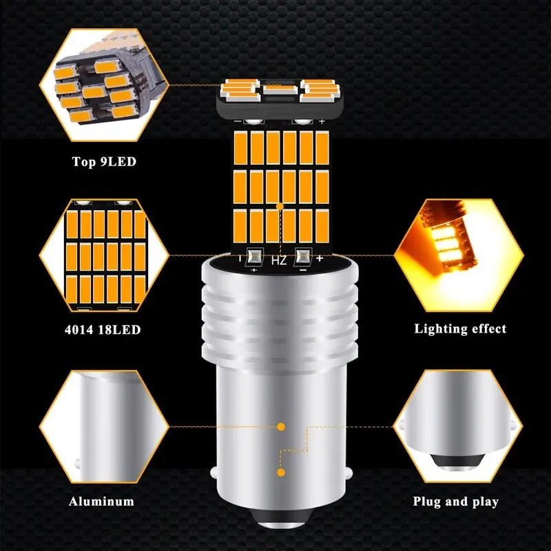 Lampu rem ekor mobil, 2 buah 1 - Led Tail Light Bulb Canbus ulasan dan harga