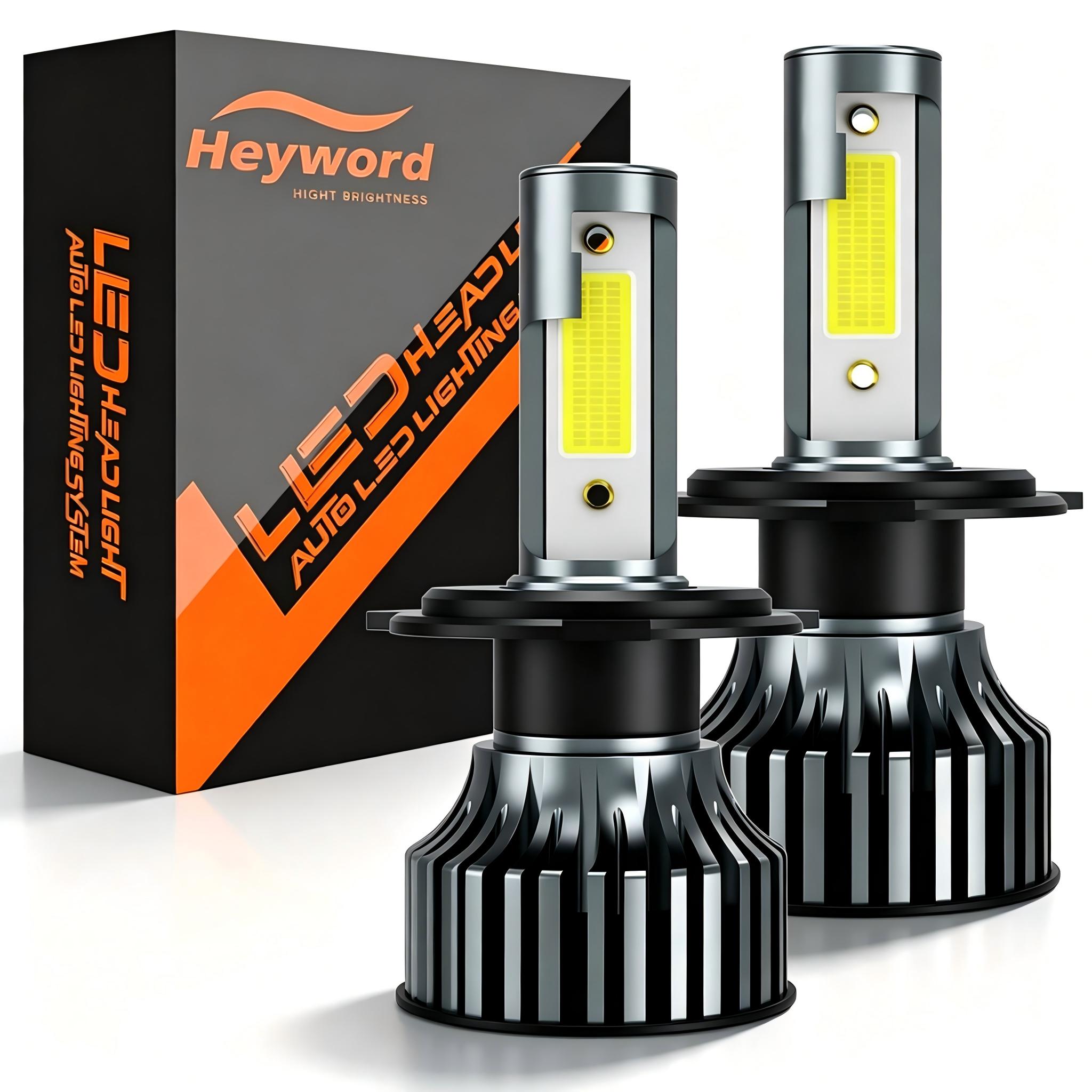 Heyword 2 buah lampu LED H4 H7 - Car Led Bulb H1 H3 H8 H11 ulasan dan harga