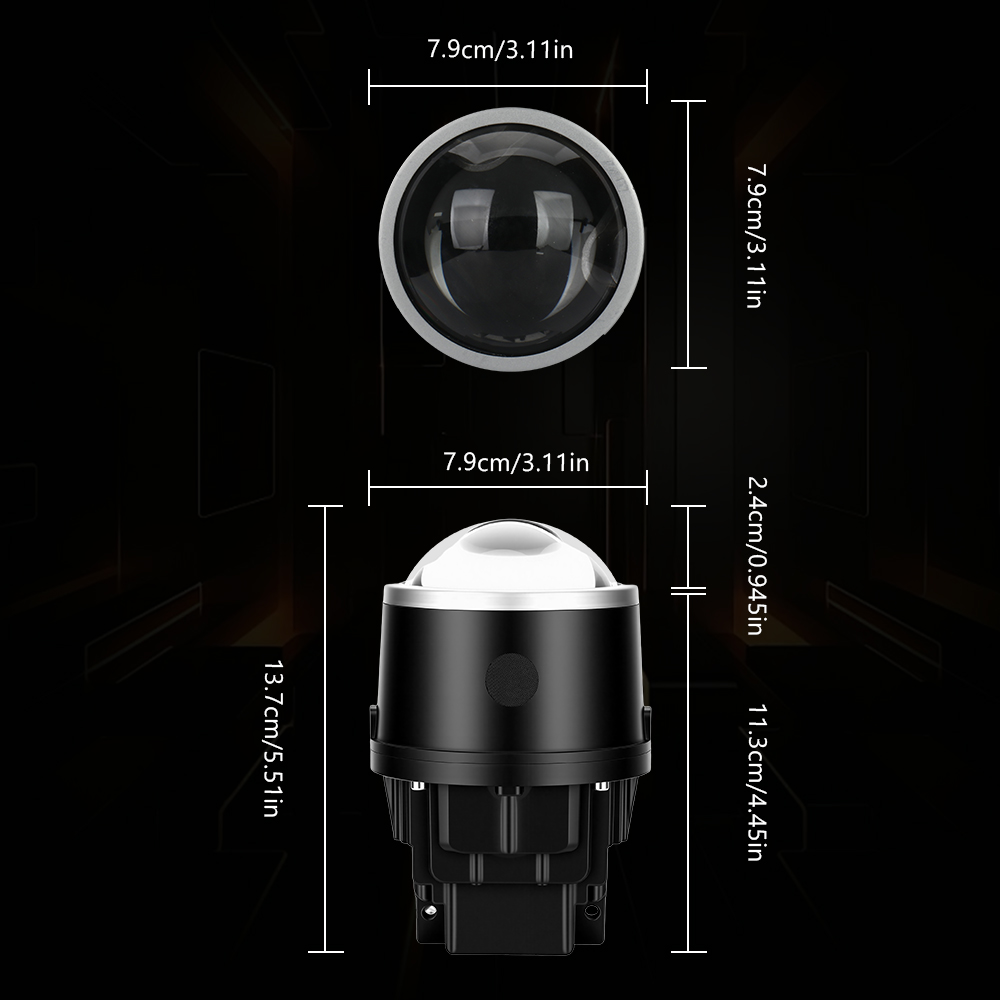 Lampu Kabut Bi-Proyektor 3.0 I - Led Fog Light H11 3000K Yellow ulasan dan harga