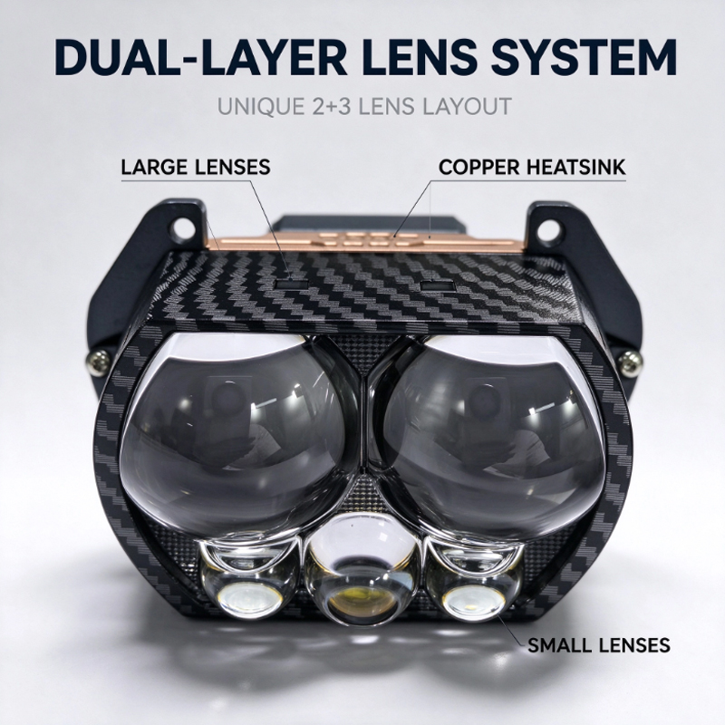 Lampu Depan LED dengan Lima Le - Laser Led Headlight Projector Lens ulasan dan harga