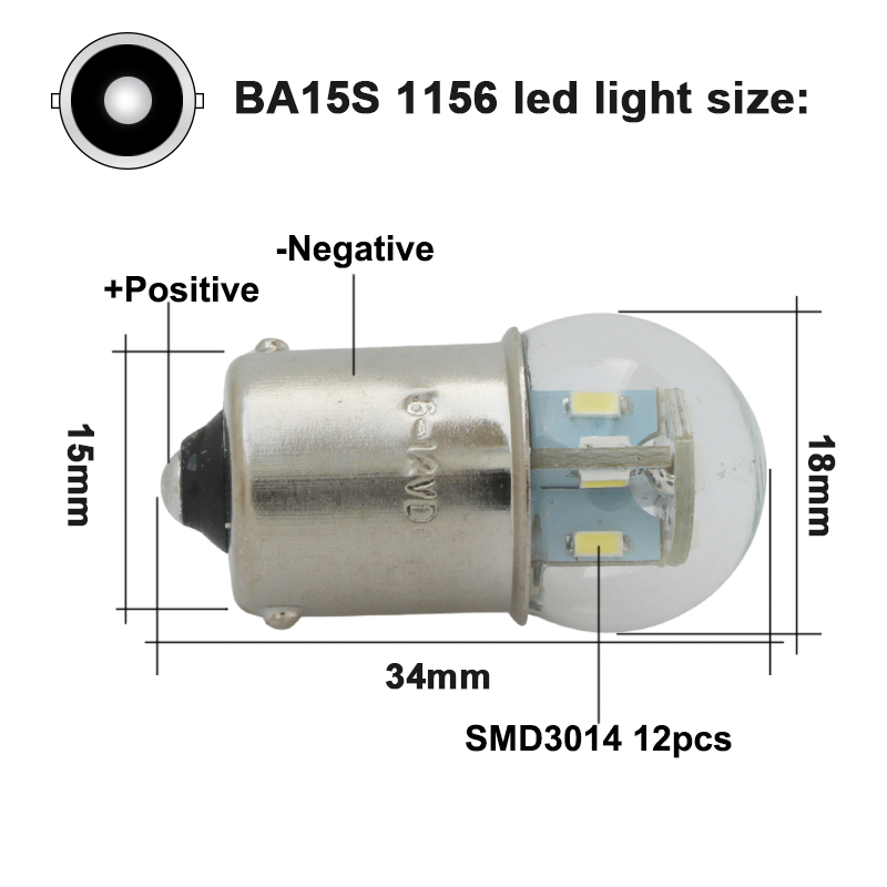 2X Lampu Interior Mobil LED P2 - Led Tail Light Bulb Canbus ulasan dan harga