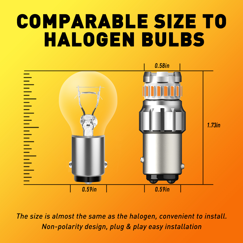 2 Buah 1157 BAY15D P21/5W LED  - Led Tail Light Bulb Canbus ulasan dan harga