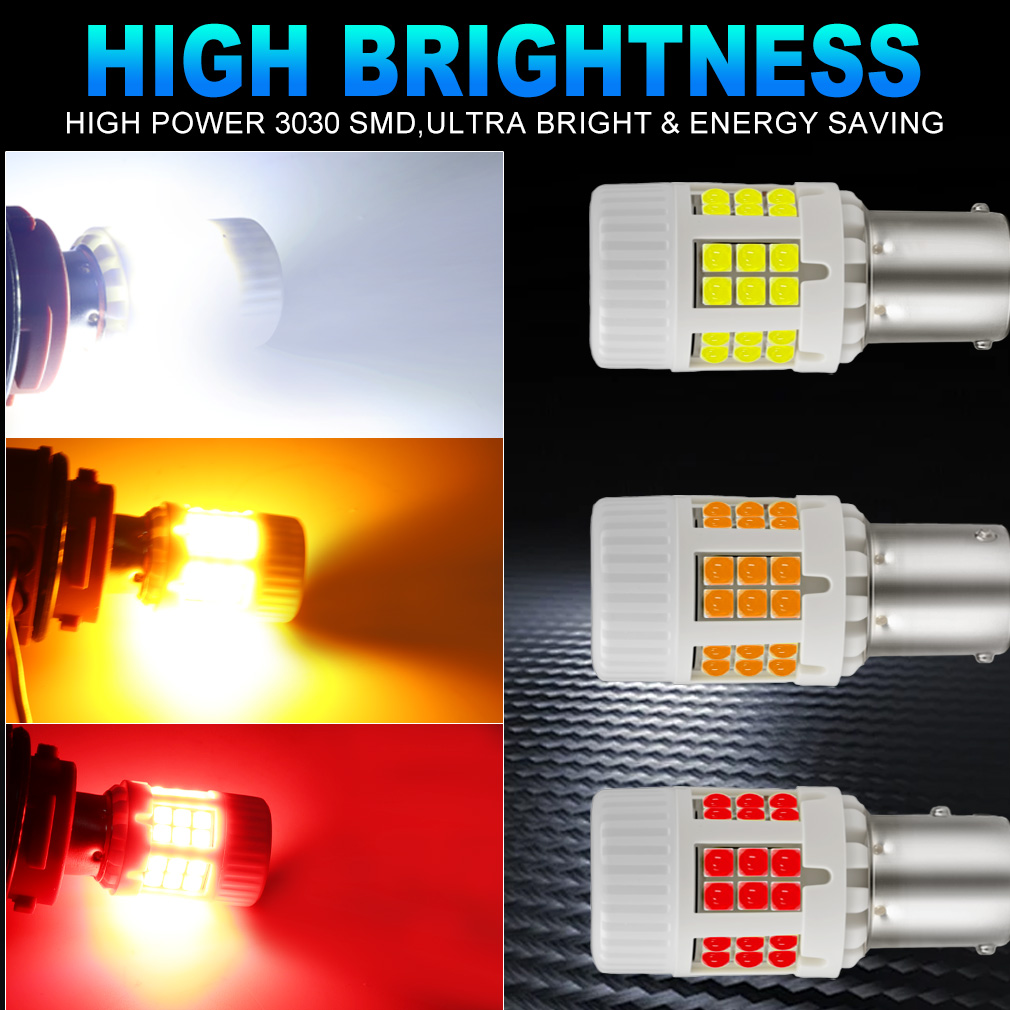 S&D 2 Buah 1156 BA15S P21W BAU - Led Tail Light Bulb Canbus ulasan dan harga