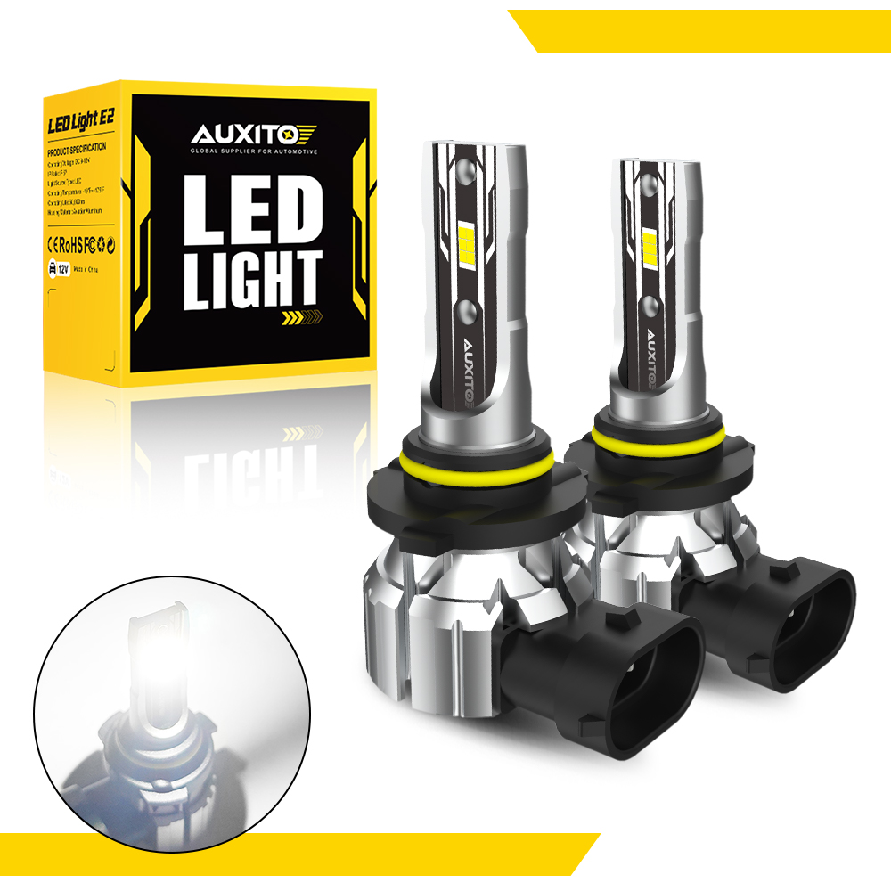AUXITO 2 Buah Lampu Kabut LED  - Car Led Headlight 9005 9006 ulasan dan harga