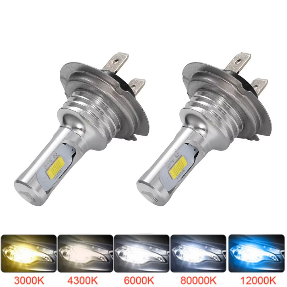 2 Buah Lampu Depan LED 20000LM - Led Headlight Bulb H7 20000Lm ulasan dan harga