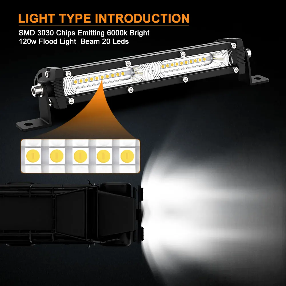 NAOEVO lampu Led Off road 4x4, - Led Work Light Bar 12 Inch Offroad ulasan dan harga