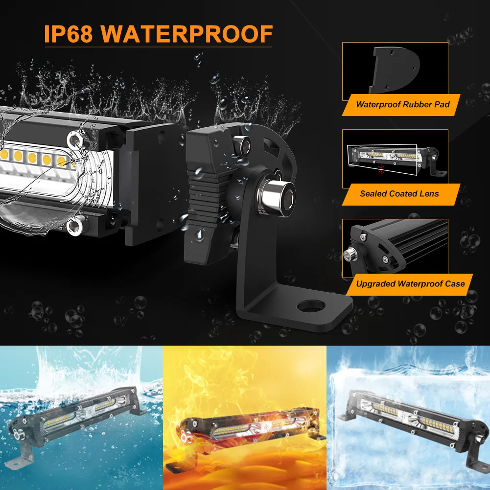 NAOEVO lampu Led Off road 4x4, - Led Work Light Bar 12 Inch Offroad ulasan dan harga