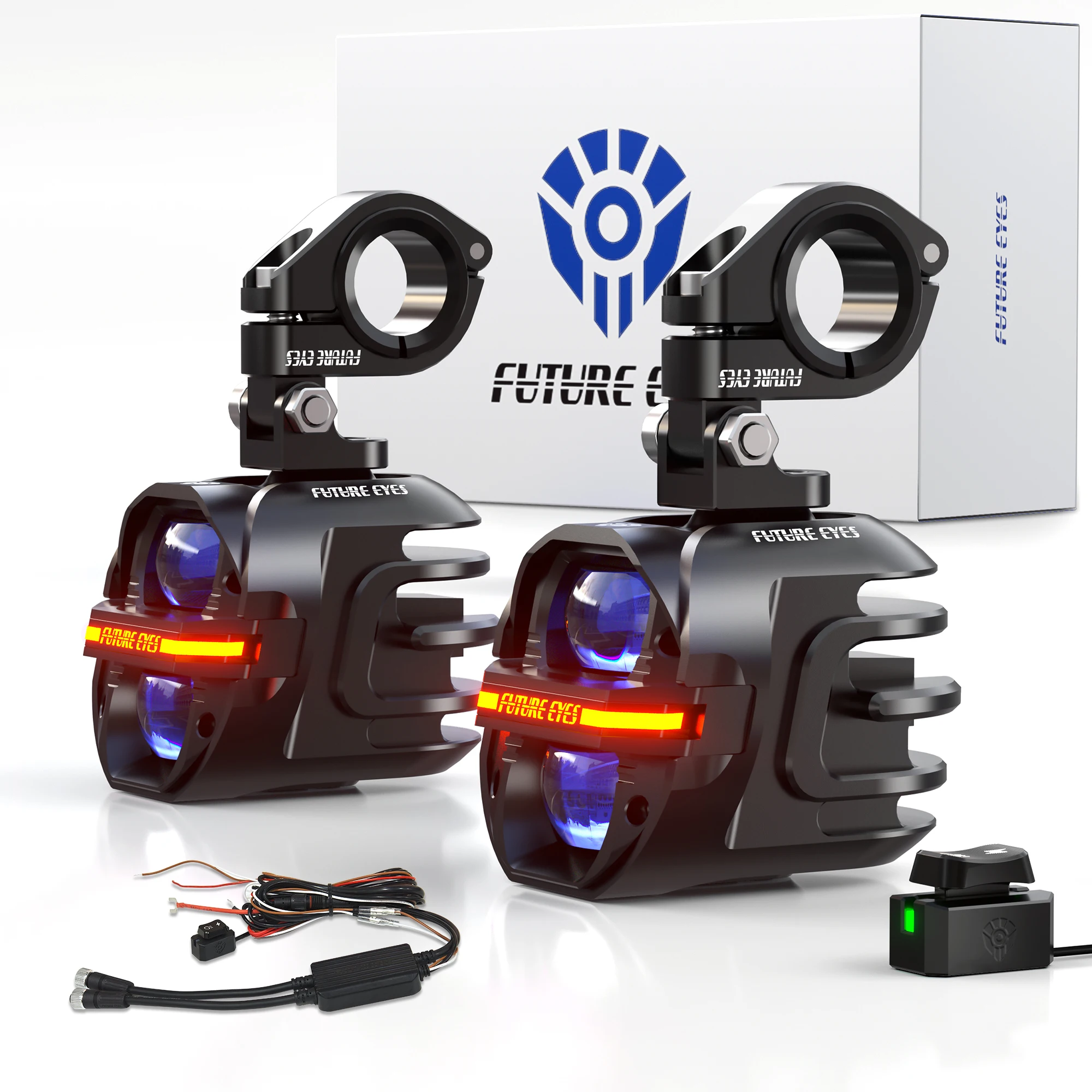 Lampu Kabut Motor LED Future E - Led Headlight 6500K White 12000Lm ulasan dan harga
