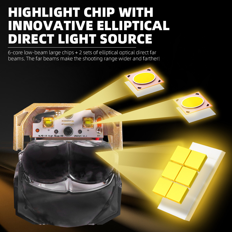 NXY M83 1.8 Inch Bi LED Laser  - Laser Led Headlight Projector Lens ulasan dan harga