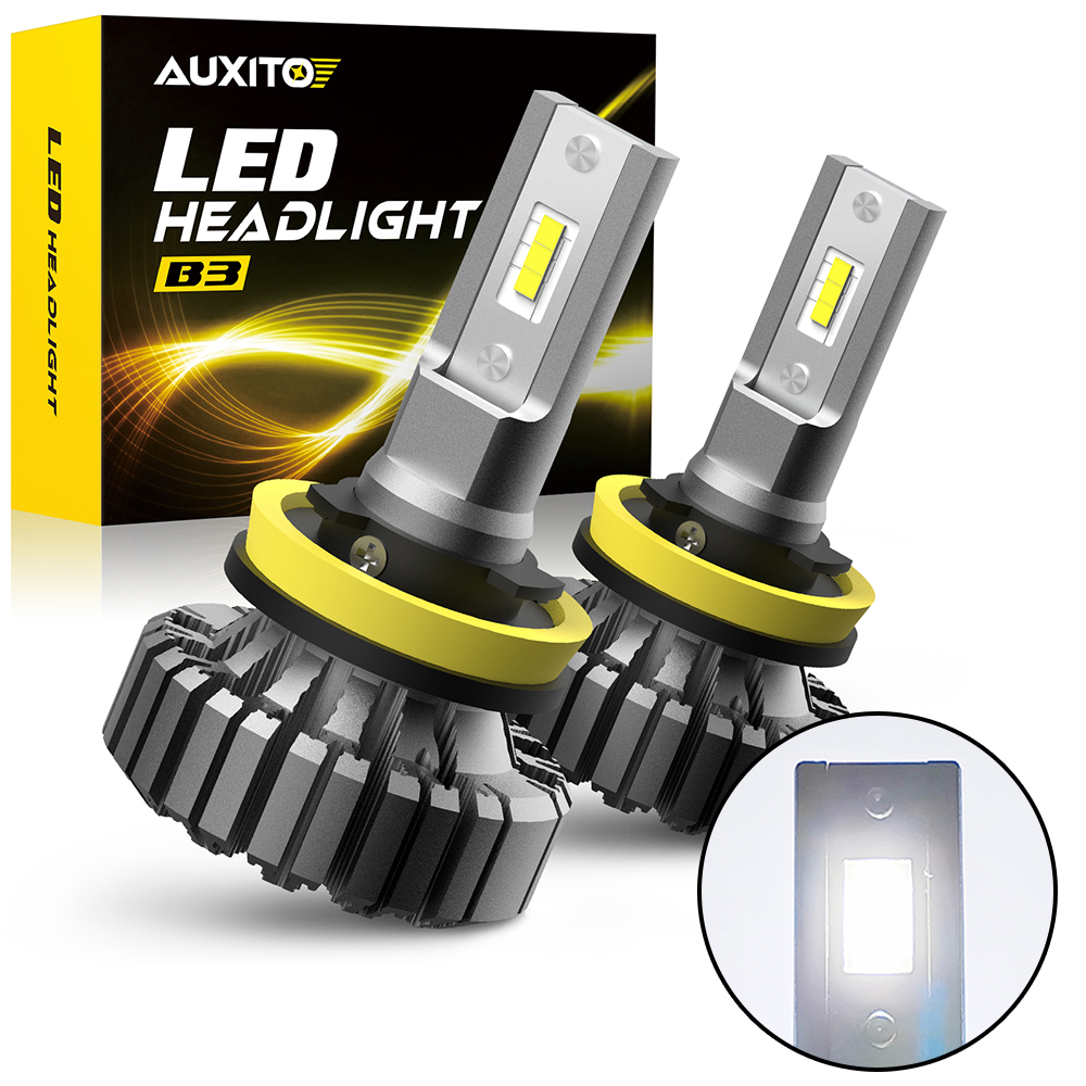 AUXITO 2Pcs 12000LM H8 H11 H9  - Led Headlight 6500K White 12000Lm ulasan dan harga