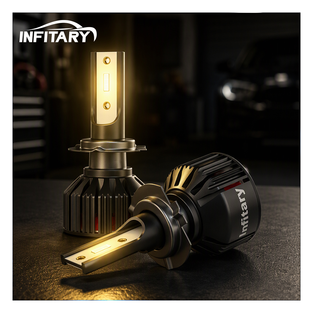 Lampu LED Infitary H7 untuk La - Led Fog Light H11 3000K Yellow ulasan dan harga