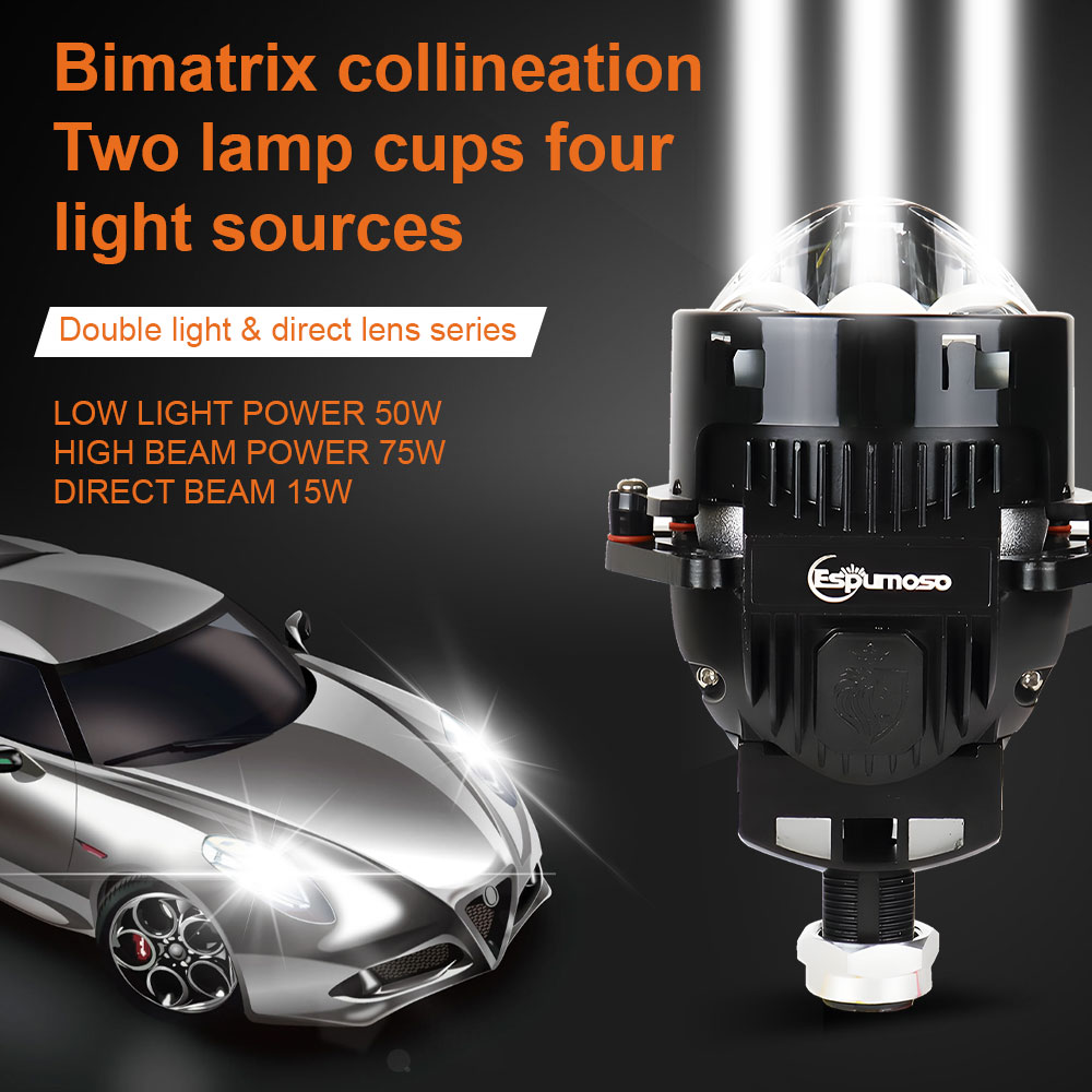 Lampu Depan Proyektor Laser Bi - Laser Led Headlight Projector Lens ulasan dan harga