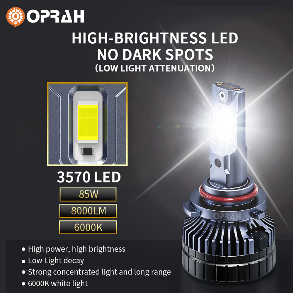Oprah 2 buah lampu depan LED 1 - Car Led Headlight 9005 9006 ulasan dan harga
