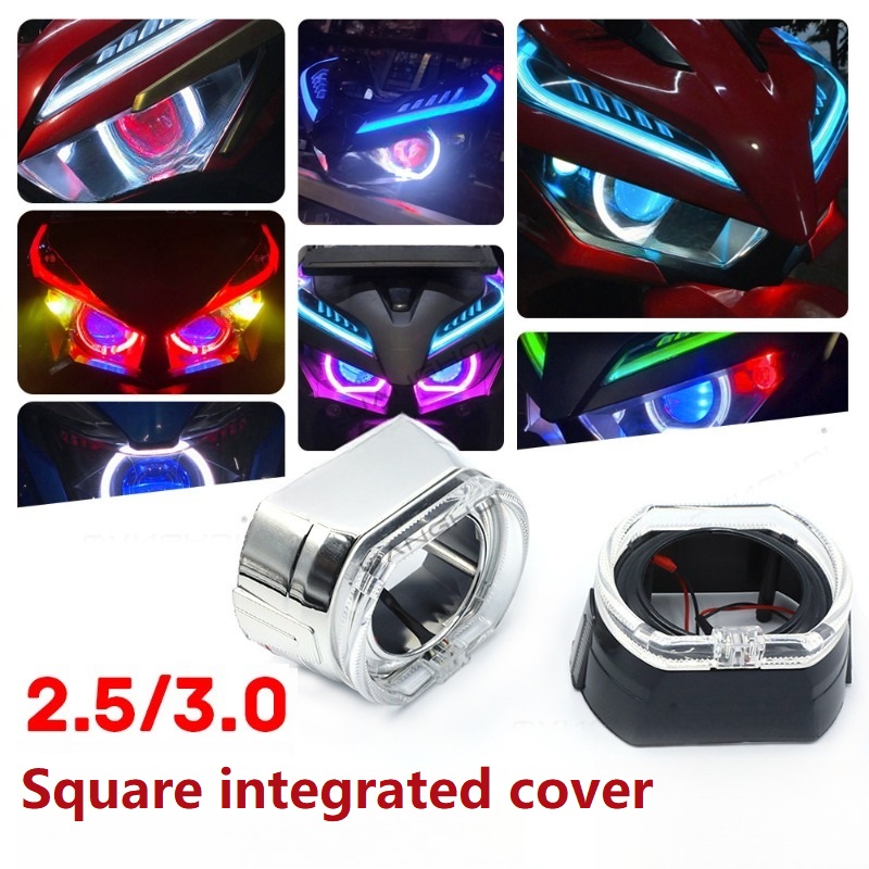2 Buah Lampu Depan Penutup Pro - Laser Led Headlight Projector Lens ulasan dan harga