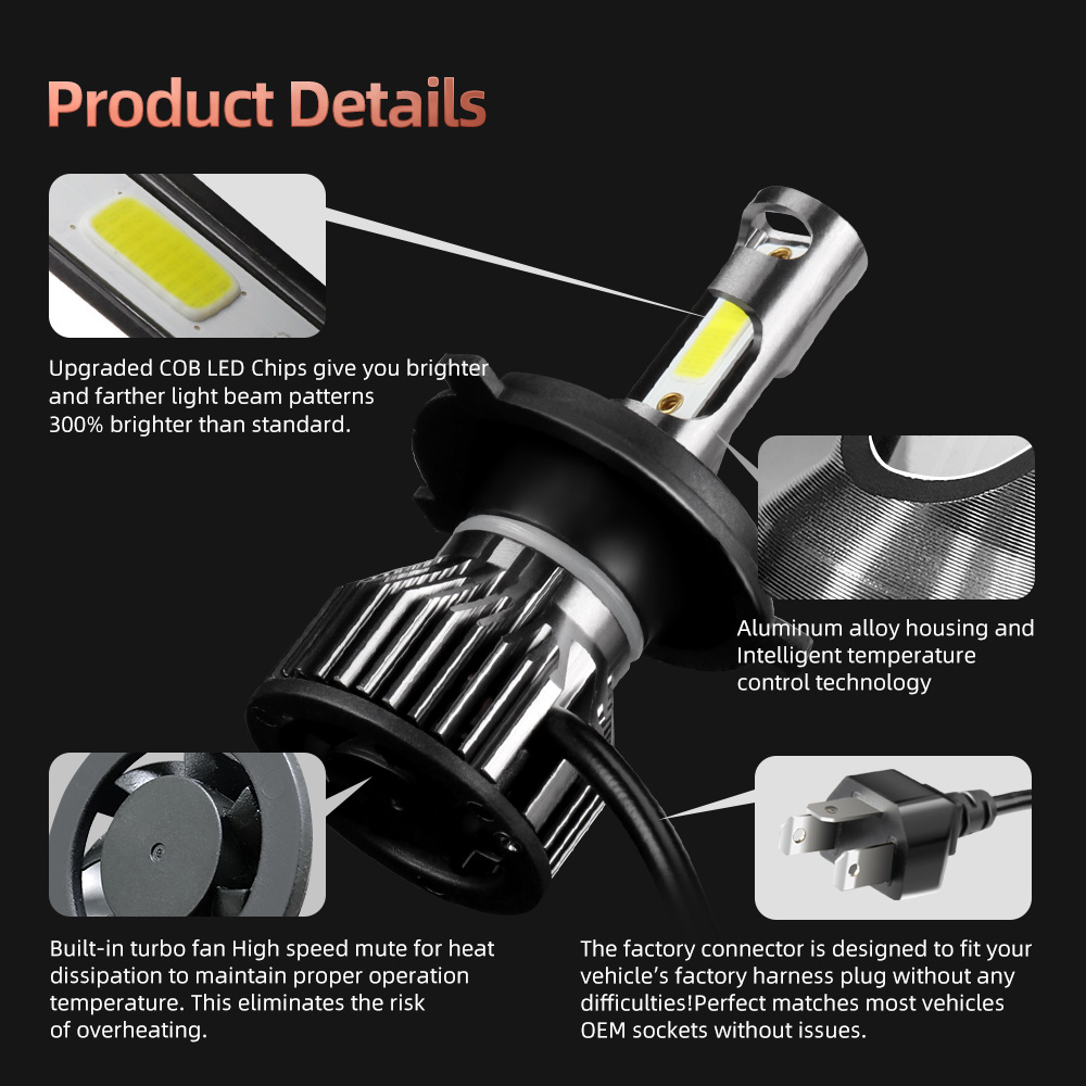 Untuk Piaggio Liberty 50 150 2 - Led Headlight Bulb Canbus Error Free ulasan dan harga