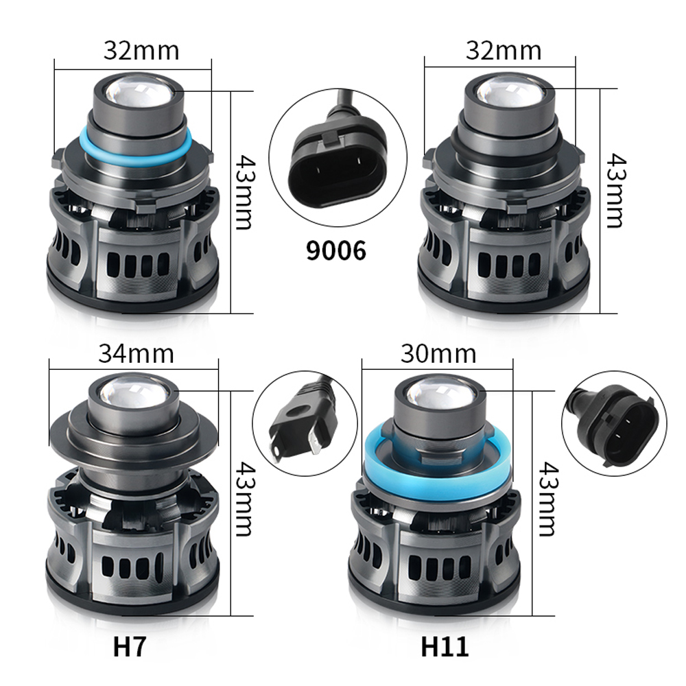 Bohlam Lampu Depan Laser Otomo - Car Led Headlight 9005 9006 ulasan dan harga