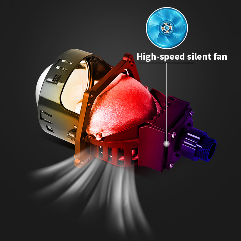 2PCS Lensa Proyektor Bi LED 3  - Bi Led Projector Lens 3 Inch ulasan dan harga