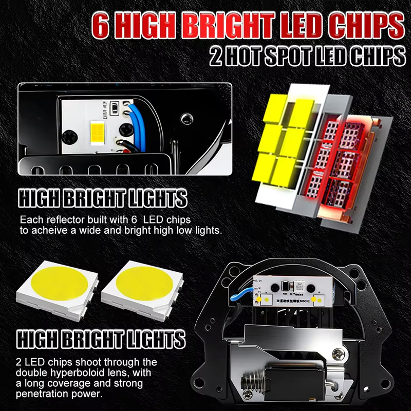 2 Buah Lensa Proyektor LED Bi  - Bi Led Projector Lens 3 Inch ulasan dan harga