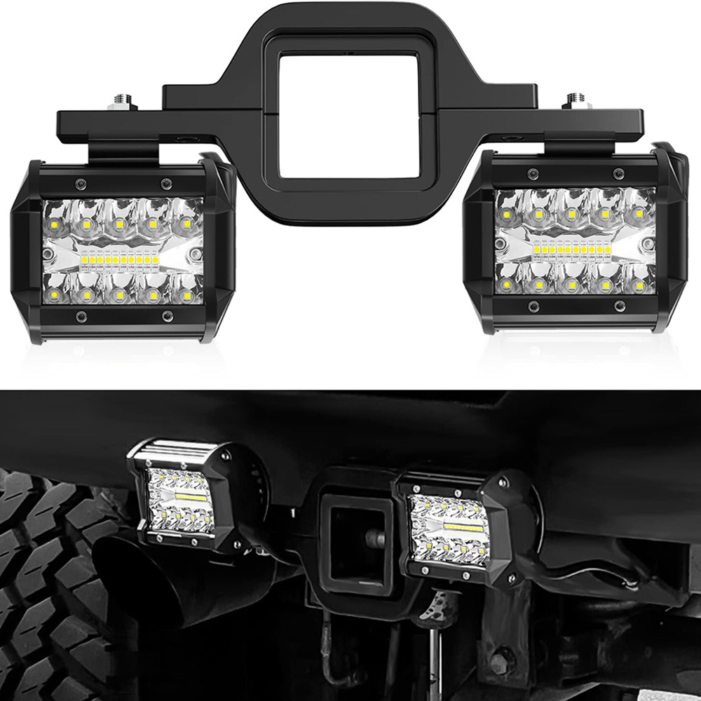 2 Buah Lampu Kerja LED 4 Inci  - Led Work Light Bar 12 Inch Offroad ulasan dan harga