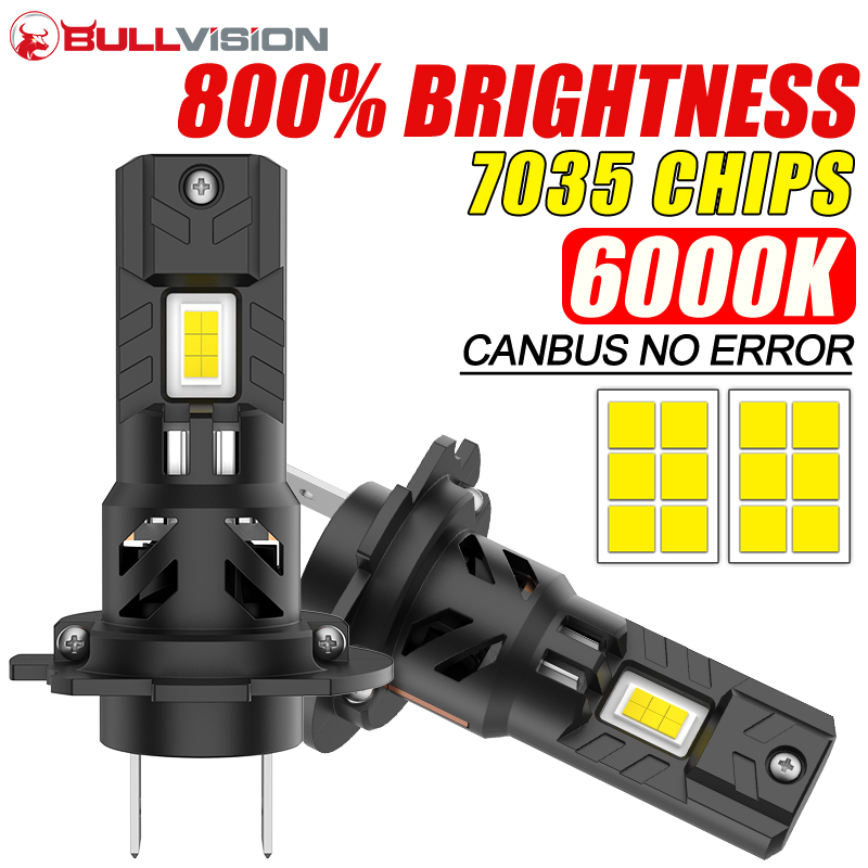 2 Buah Bohlam Lampu Depan LED  - Led Headlight Bulb H7 20000Lm ulasan dan harga