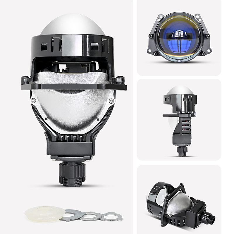 2 Buah Lampu Depan Proyektor L - Bi Led Projector Lens 3 Inch ulasan dan harga