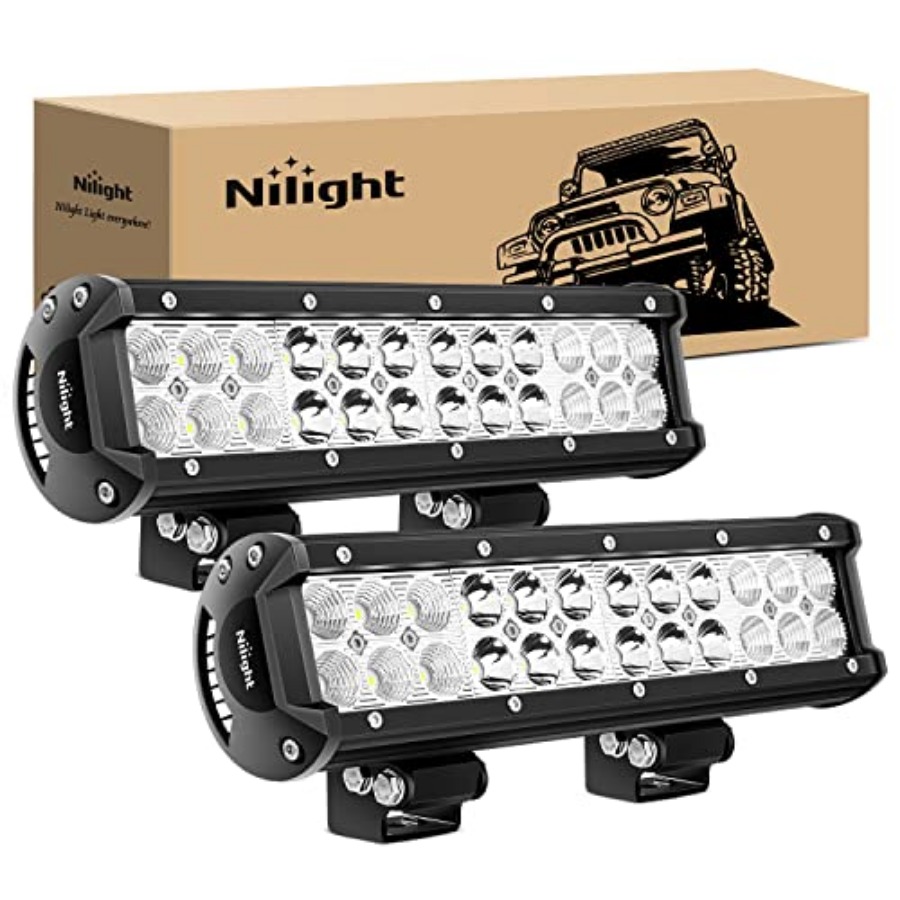 Lampu LED Bar 2Pcs 12Inch 72W  - Led Work Light Bar 12 Inch Offroad ulasan dan harga
