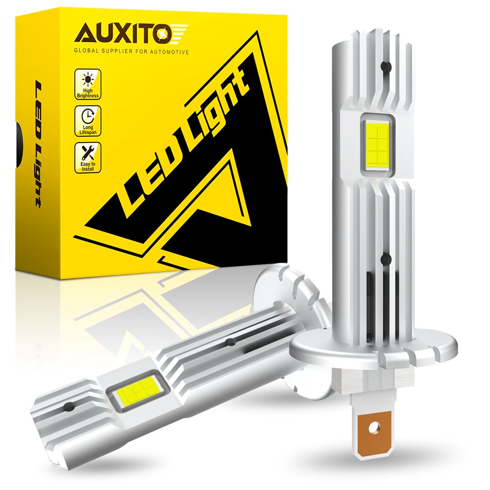 AUXITO 2 Buah 12000LM H1 Bohla - Led Headlight 6500K White 12000Lm ulasan dan harga