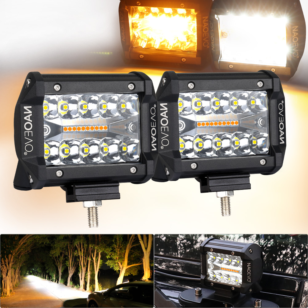 NAOEVO lampu LED Off road 4x4, - Led Work Light Bar 12 Inch Offroad ulasan dan harga