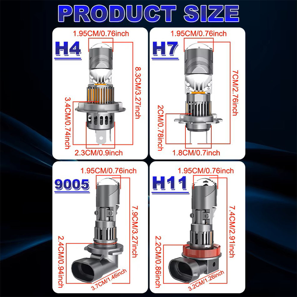 Lensa Laser LED H7 H4 1:1 Proy - Laser Led Headlight Projector Lens ulasan dan harga