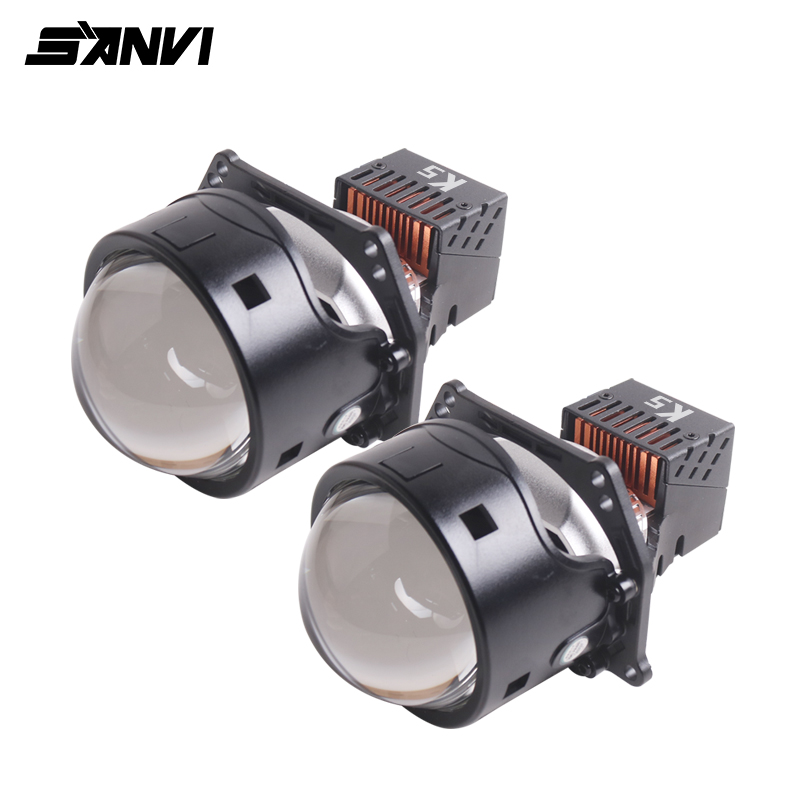 2026 SANVI 140w 3 Inch K5 Bi L - Bi Led Projector Lens 3 Inch ulasan dan harga